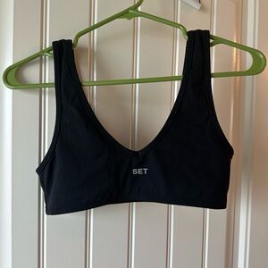 SET Active Black Sportbody Bra